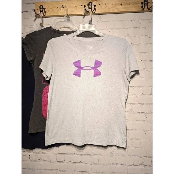 Bundle of 5 athletic tshirts size large - Picture 4 of 6